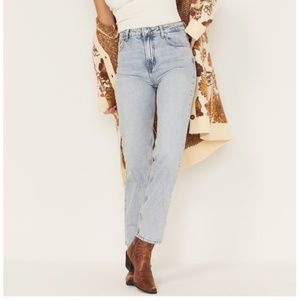 Free People Pacifica High Rise Slim Straight Jeans - SIZE 26